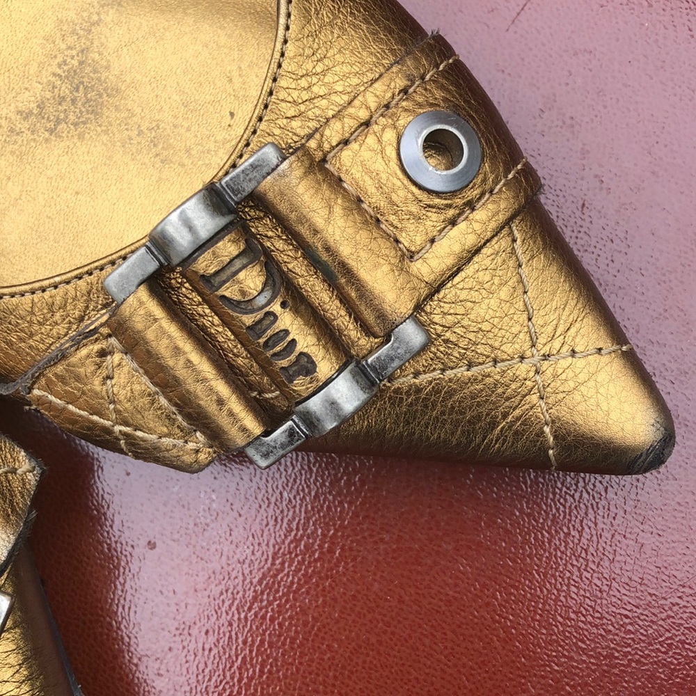 Bronze Dior shoes - Picture 2 of 4
